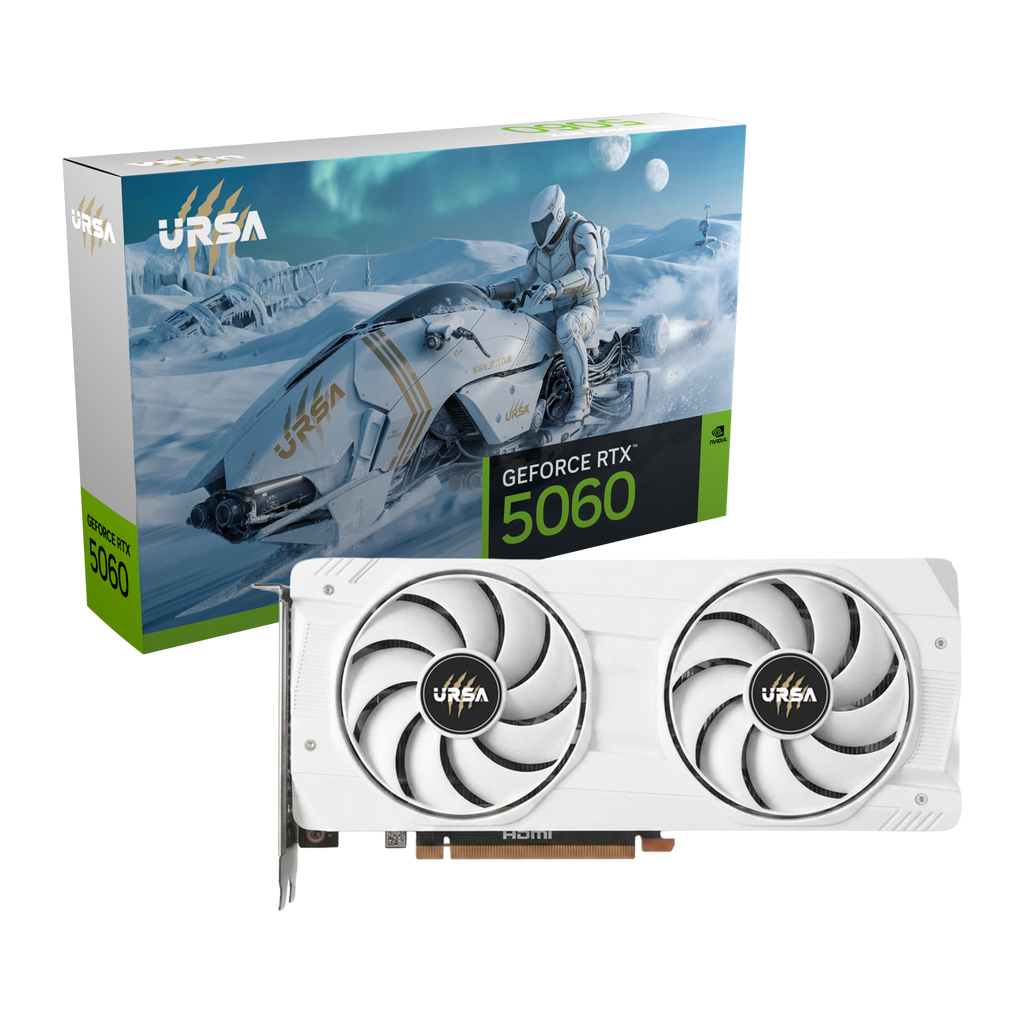 URSA GeForce RTX 5060 White