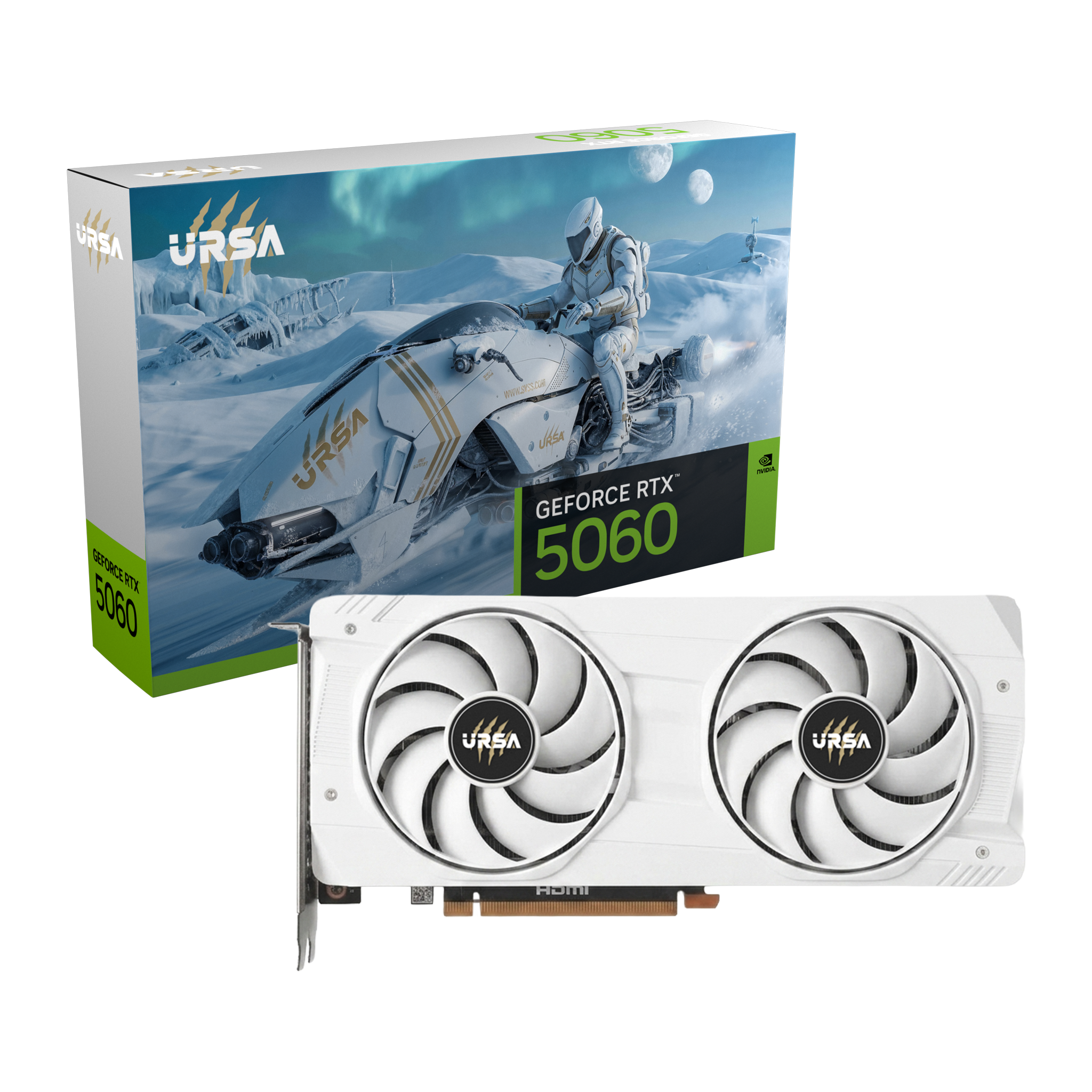 URSA GeForce RTX 5060 White