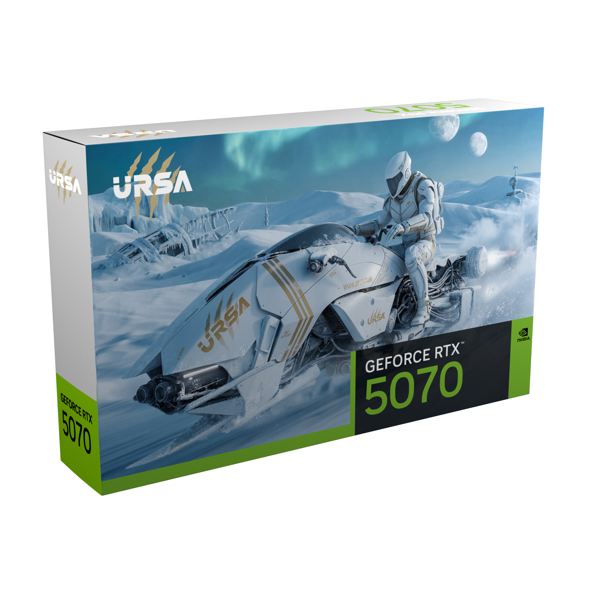 URSA GeForce RTX 5070 White