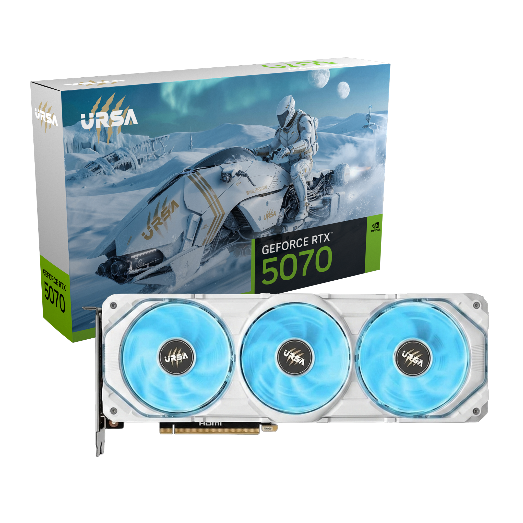 URSA GeForce RTX 5070 White