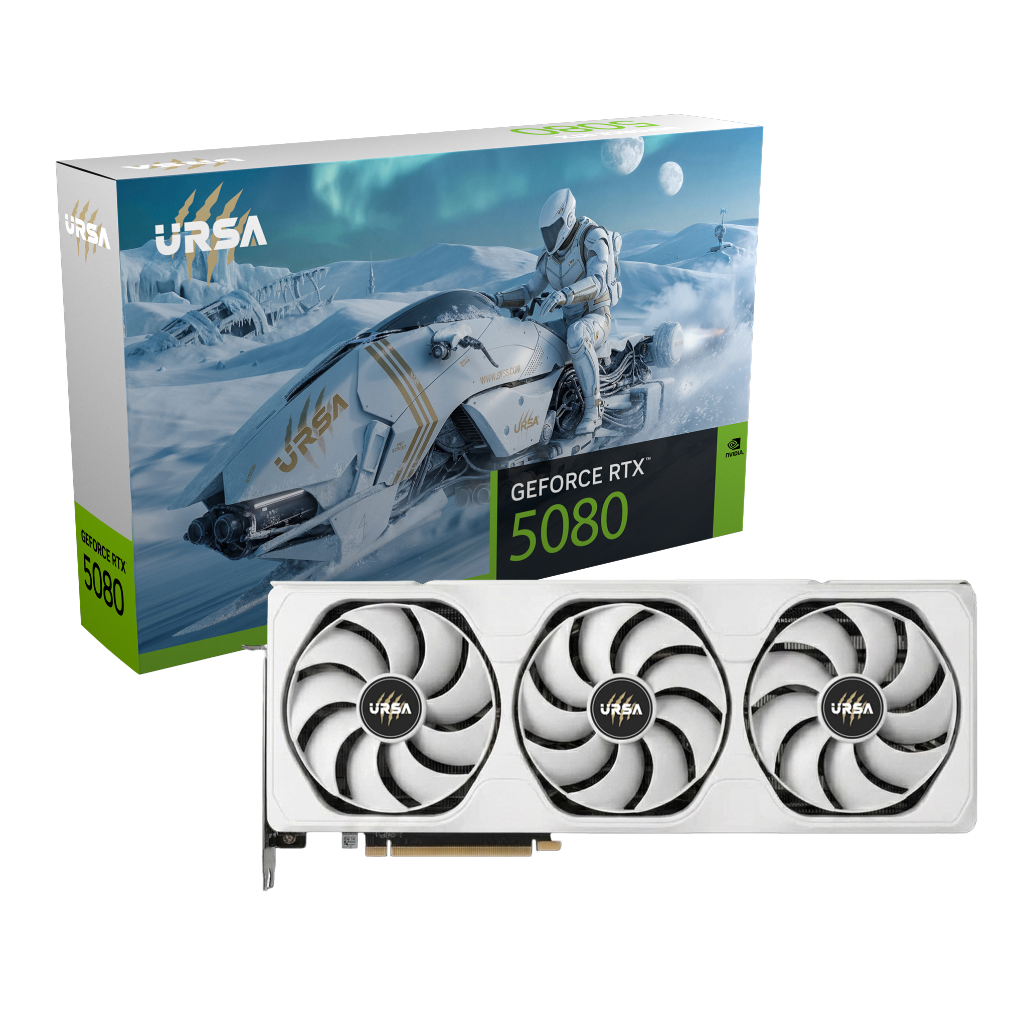 URSA GeForce RTX 5080 White